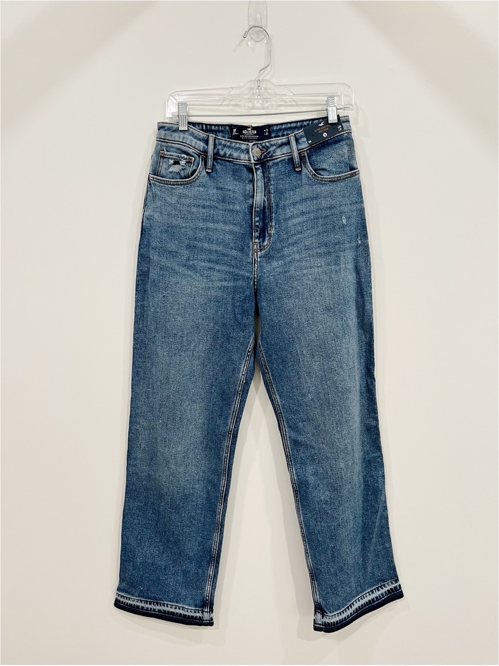 NWT Hollister Ultra High-Rise Vintage Stretch Dad Jean